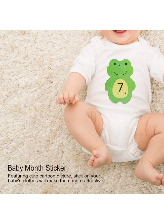 Tnfeeon 12pcs Baby Sticker, Gender Neutral Monthly Stickers for Baby boy or Girl, Create Beautiful Memories with Our Cute Animal Designs - Image 4