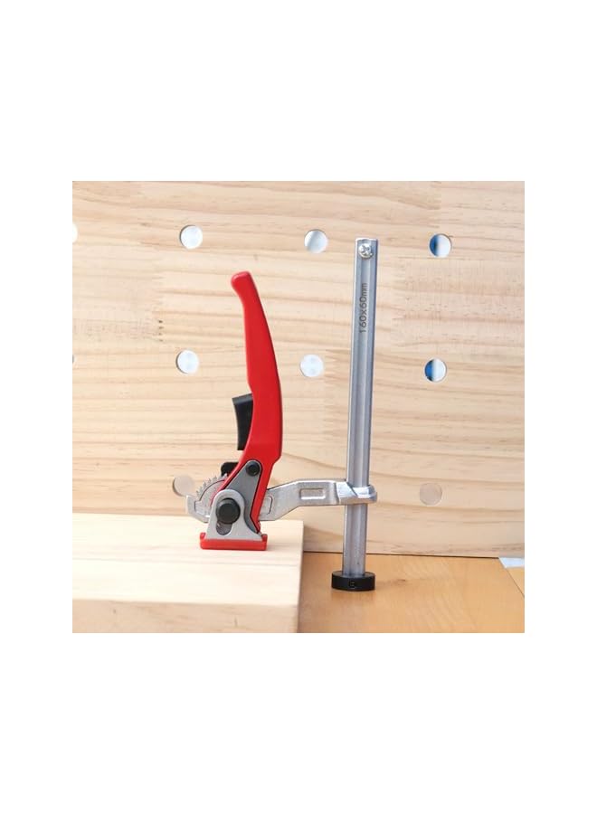 promass Hold Down Clamp, 20mm Base, Bench Dog Clamp, 13.5 X 6.5mm Rail, Self Aligning, Ratchet Mechanism - Image 5