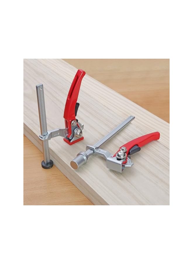 promass Hold Down Clamp, 20mm Base, Bench Dog Clamp, 13.5 X 6.5mm Rail, Self Aligning, Ratchet Mechanism - Image 3