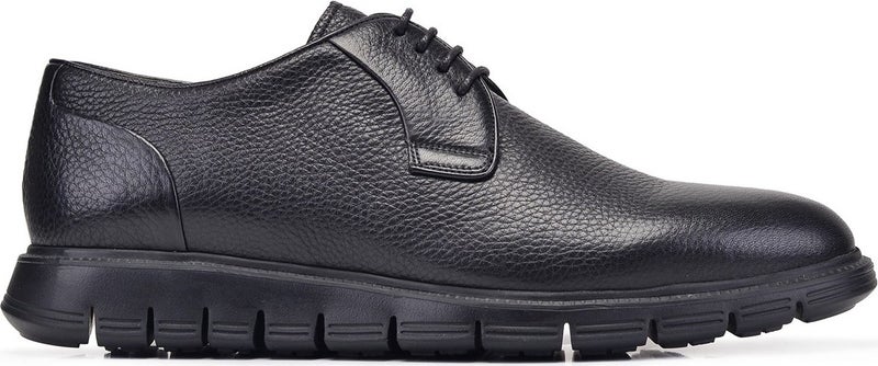 Nevzat Onay Black Casual Lace-Up Men's Shoes -12368-  - Image 1