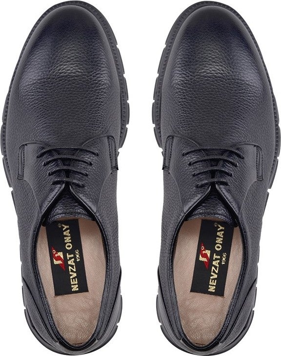 Nevzat Onay Black Casual Lace-Up Men's Shoes -12368-  - Image 3