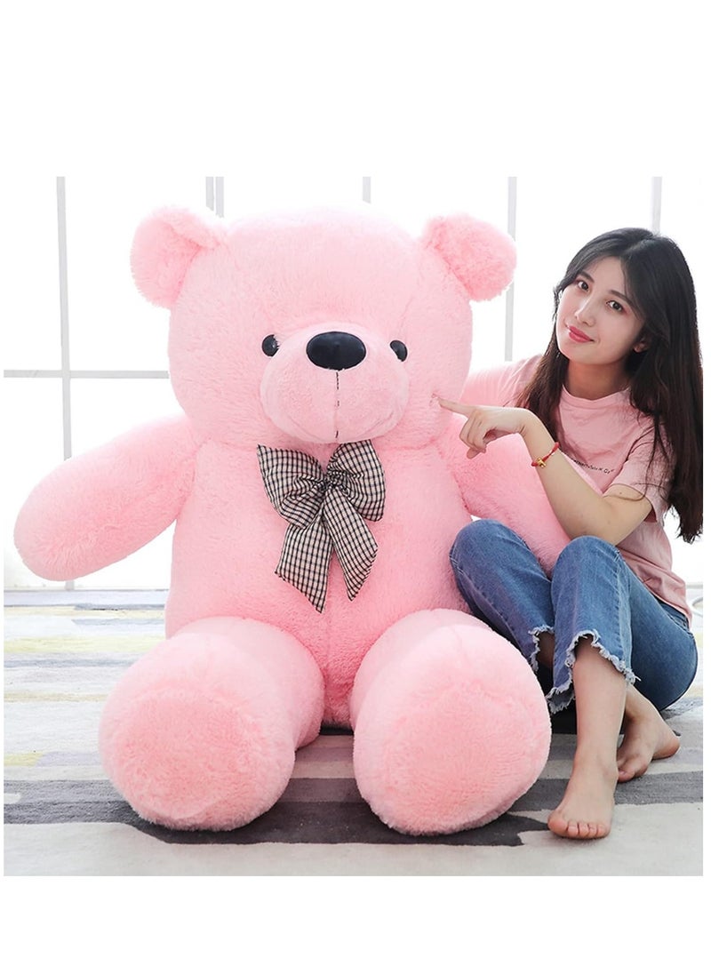 Arabest Cute Teddy Bear, Ultra Soft Plush Doll with Skin Friendly Fabric, Large Size Stuffed Bear for Anniversary, Holiday Day Gift, Birthday Gift, 100cm(Pink)  - Image 3