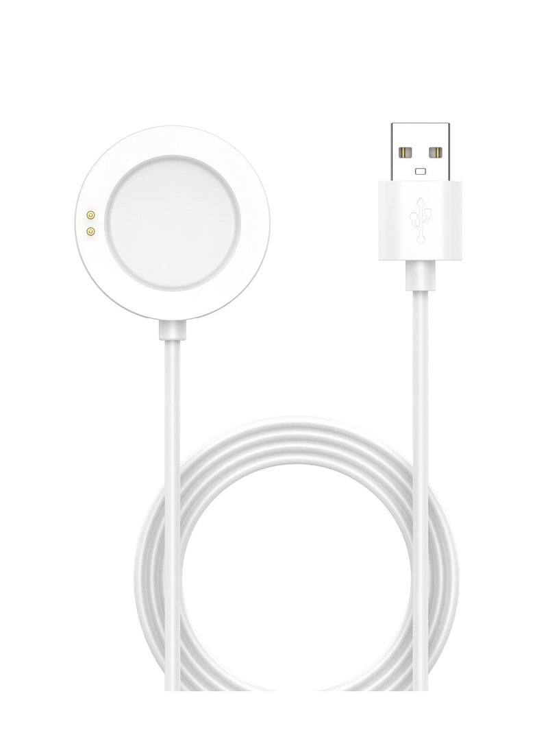 Xiaomi Watch S3 USB Charging Cable Replacement USB Charger Charging Cable Dock Compatible with Xiaomi Watch 2 Pro/ H1/ S2 (White) - Image 1
