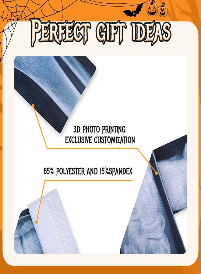 زي مارت جوارب هيكل عظمي مخيفة من زمارت - هدايا رعب الهالوين للرجال والنساء والمراهقين - Image 5