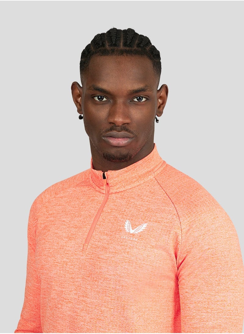 CASTORE - Core Essentials Standard 1/4 Zip - Red - Image 1
