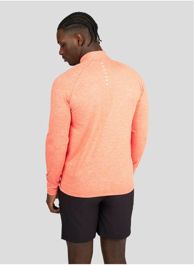 CASTORE - Core Essentials Standard 1/4 Zip - Red - Image 1