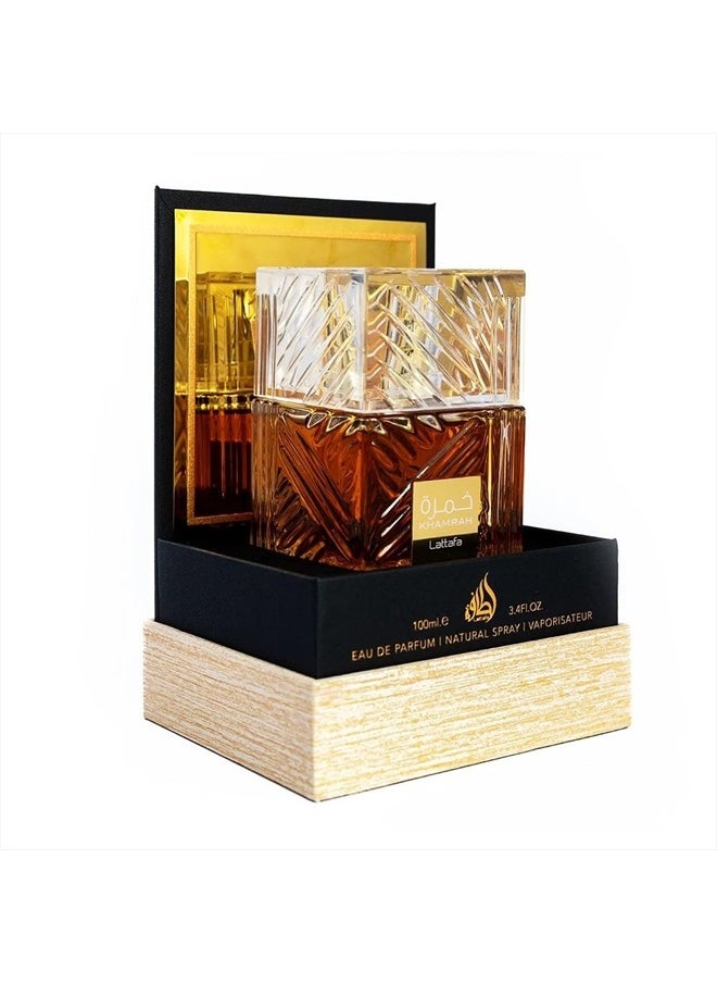 Lattafa Perfumes Khamrah for Unisex Eau de Parfum Spray, 3.4 Ounce  - Image 2