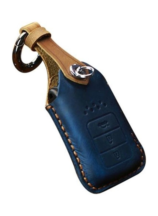 Loquat Protective Cover Key Case With Key Ring For Honda - Image 2