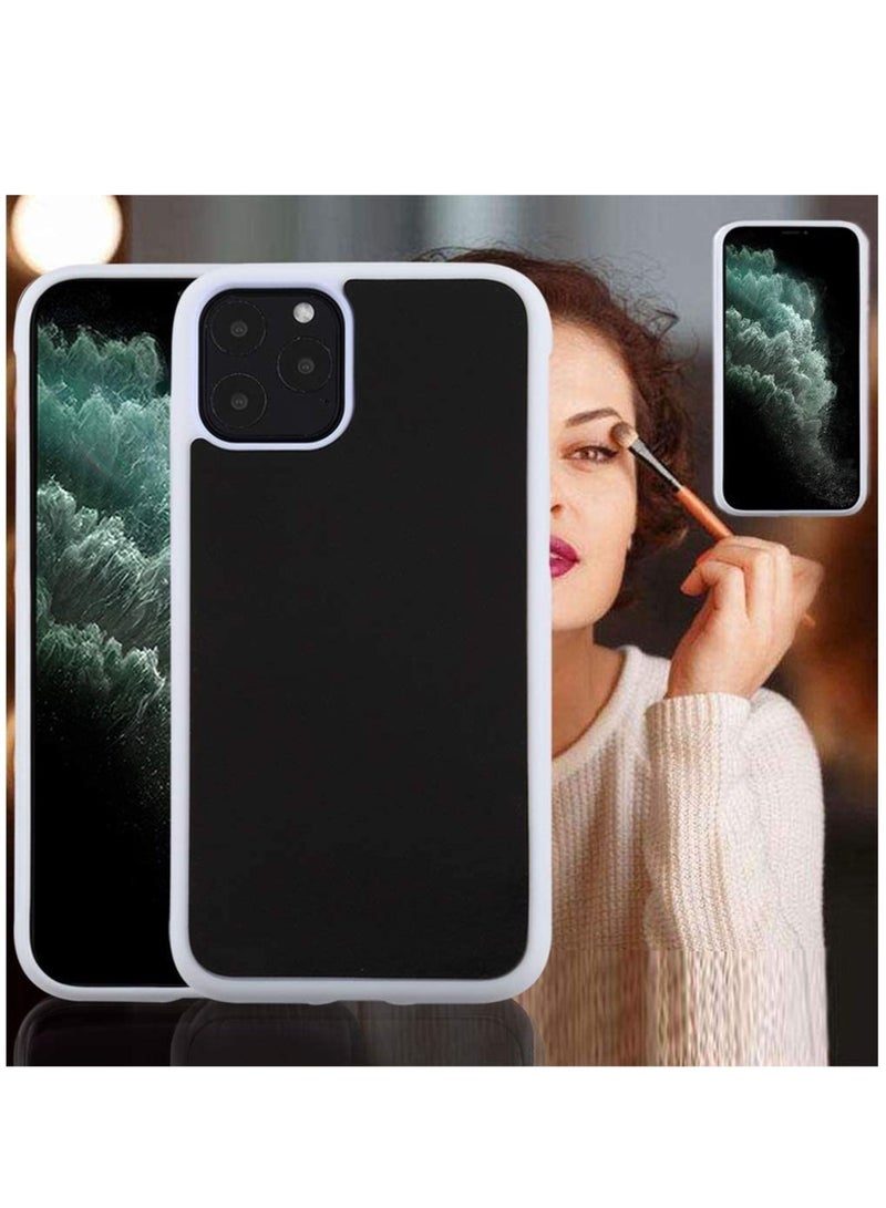 Captaintech Phone case For iPhone 11 Pro TPU + PC Skin-friendly Anti-Gravity Dropproof Protective Back Cover Simple and compact design, Nano adsorption mobile phone protective cover(White) - Image 1