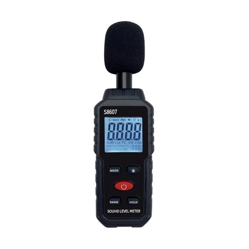 مقياس الضوضاء الرقمي بالديسيبل، كاشف مستوى الصوت 30-130 ديسيبل، محلل صوت احترافي - Image 4