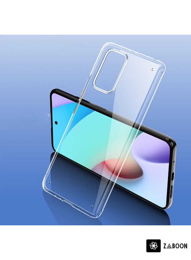 Zaboon Protective Case For Xiaomi Redmi 10 Protective Case Foreign Version Ice Crystal PC + TPU - Image 1