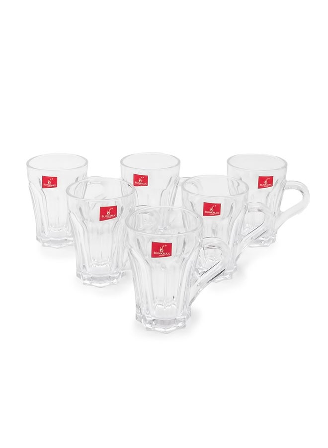 Blinkmax 6-Piece Tea Glass Clear 21x10x14centimeter - Image 1