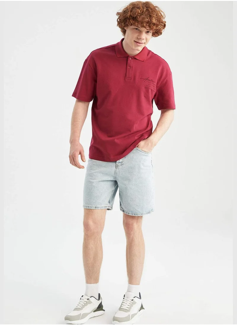 ديفاكتو Boxy Fit Short Sleeve T-Shirt