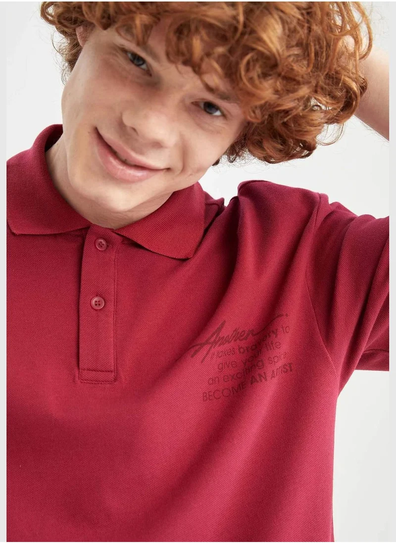DeFacto Boxy Fit Short Sleeve T-Shirt