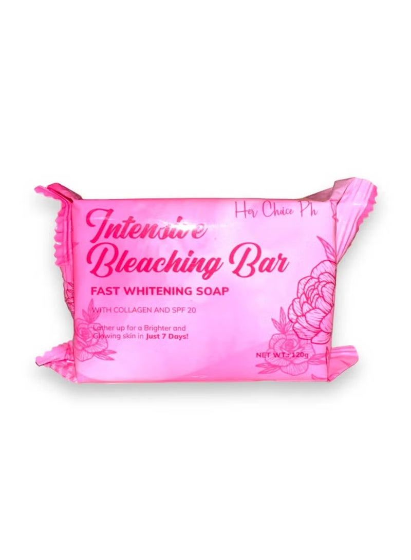 Intensive Bleaching Bar Fast Whitening Soap - 120g