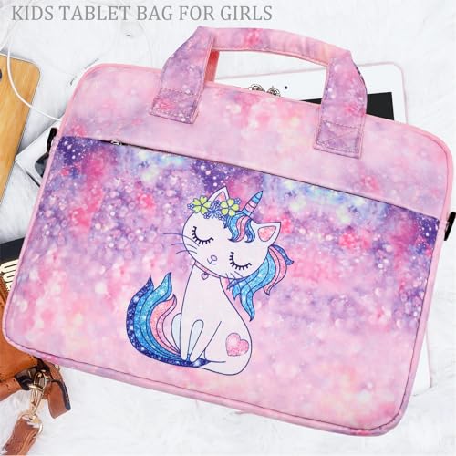 JIANYA Kids Tablet Carrying Case, iPad Bag for Kids with Shoulder Strap, 10-12.5 Inch Tablet Bags - Image 3