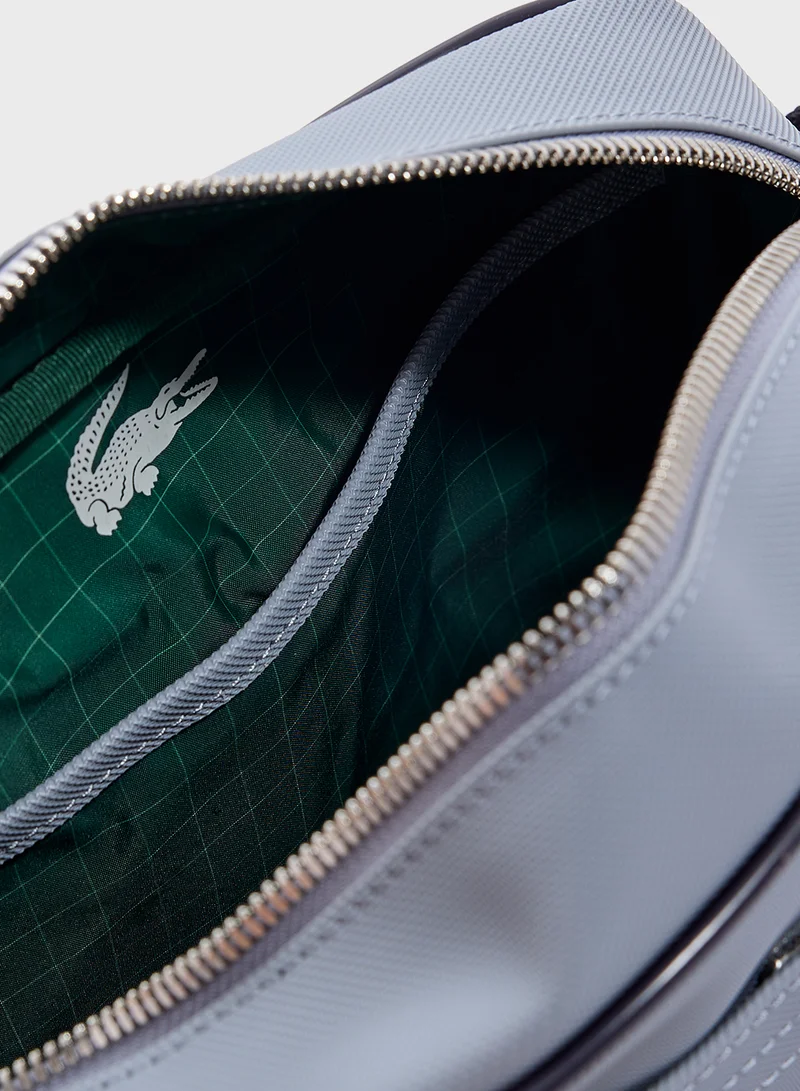 LACOSTE Logo Zip Over Crossbody