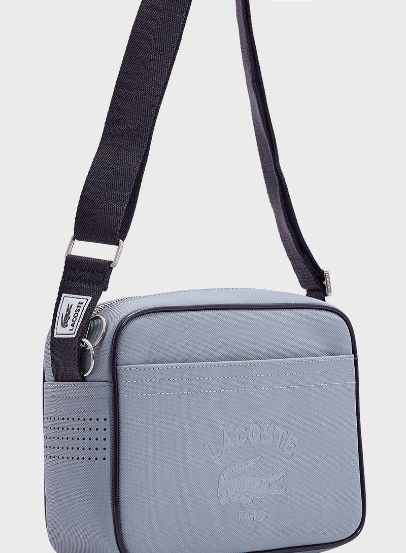 LACOSTE Logo Zip Over Crossbody  - Image 4