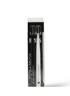 Curaprox White Is Black Toothbrush Duo Pack 2 Pcs