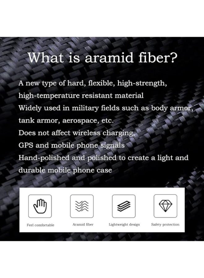 Carbon Fiber Case Compatible with Huawei Mate 80 RS Ultimate Luxury 1500D Kevlar Ultra-Thin Aramid Fiber Cover for Mate 80 RS - Image 2
