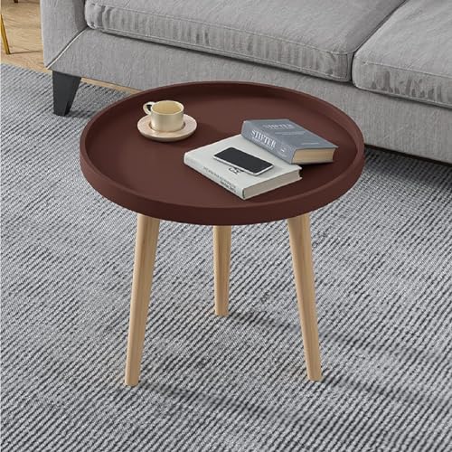 DDS Dream Decor Shoppee 3 Legs Side Table,Round Table Modern Minimalist End Table, Home Decor Living Room Bedroom Bed Side Coffee Table Home Decor - Image 3