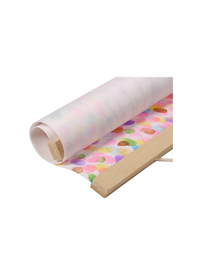 The Bros Magnetic Wood Poster Hanger Frame, Wall Hanging Wooden Frame for Photos Pictures Canvas Artwork Prints Maps Scrolls White Wood(50cm) - Image 2