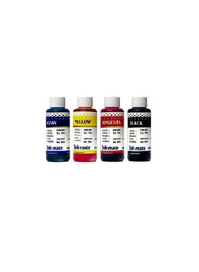 Ink Mate Ink Mate Refill Ink Set For Hp And Canon 4 Color Printer Cartridges 100 Ml Z22AF9D882DB46F592150Z