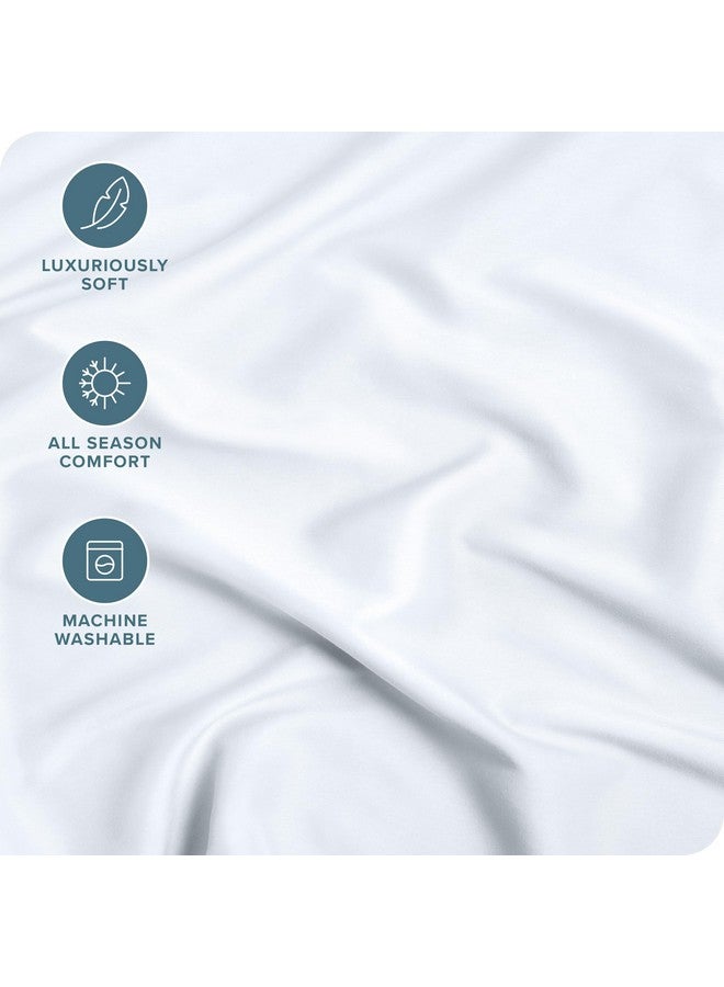 Bare Home Bare Home Fitted Bottom Sheet Twin Size - Premium 1800 Microfiber - Ultra-Soft Hotel Luxury - Deep Pocket - Durable and Long Lasting (Twin, White) - Image 2
