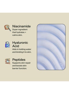 Bubble Skincare Water Slide Hyaluronic Acid Serum Hydrating Face Serum For Skin Barrier Repair Helps Reduce Signs Of Redness & Revitalizes Dry Skin Suitable For All Skin Types (30Ml)  - Image 4