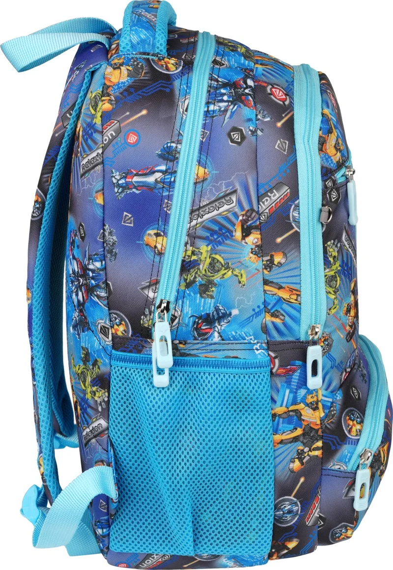 ريلاكسن Blue Transformers Patterned Triple School Set 8650-4