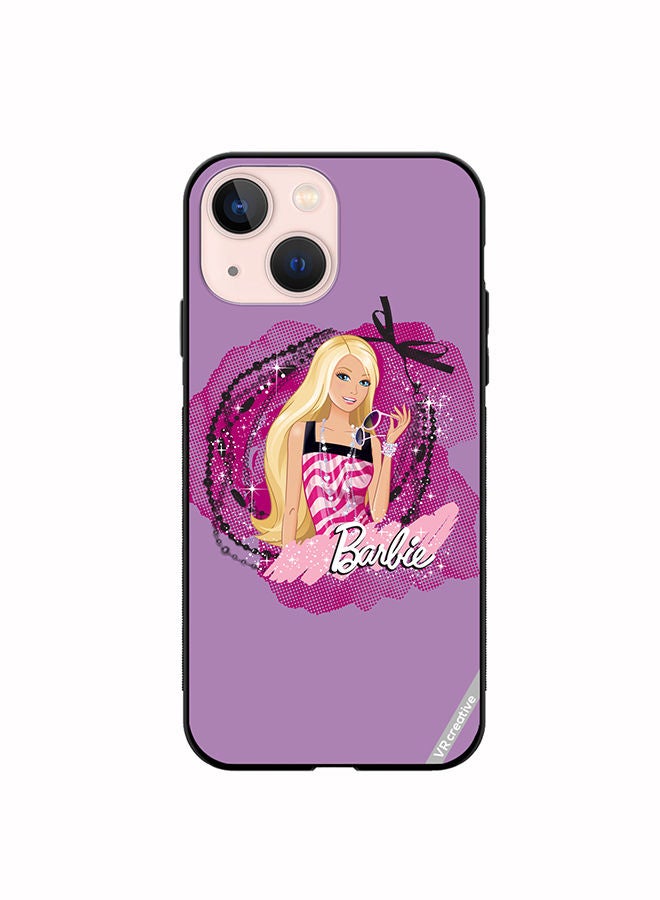 VR CREATIVE Protective Case Cover For Apple iPhone 14 Plus Logo Barbie Design Multicolour - Image 1