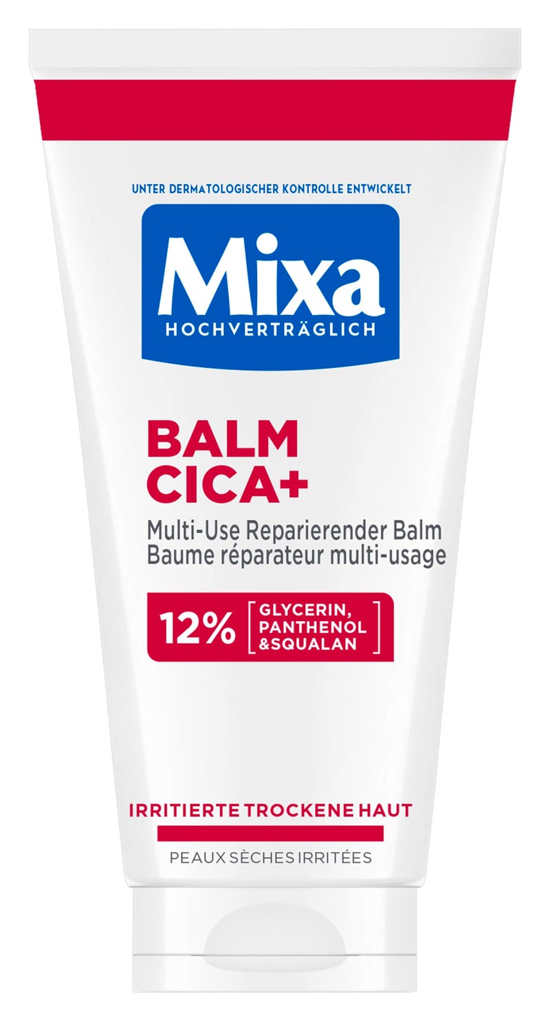 Mixa Panthenol Comfort Care Cream, 50 ml, Mixa Balm Cica+ Multi-Use Repairing Balm