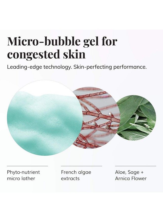 Le Mieux Phytonutrient Cleansing Gel Purifying Microbubble Foaming Face Wash With Algae & Hyaluronic Acid Makeup Degreasing And Pore Cleansing Facial Wash No Parabens Or Sulfates (6 Oz / 180 Ml) - Image 3