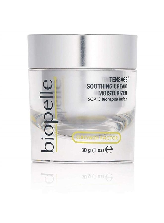Biopelle Tensage Growth Factor Soothing Cream Face Moisturizer with SCA 3 Biorepair Index, 1 Oz