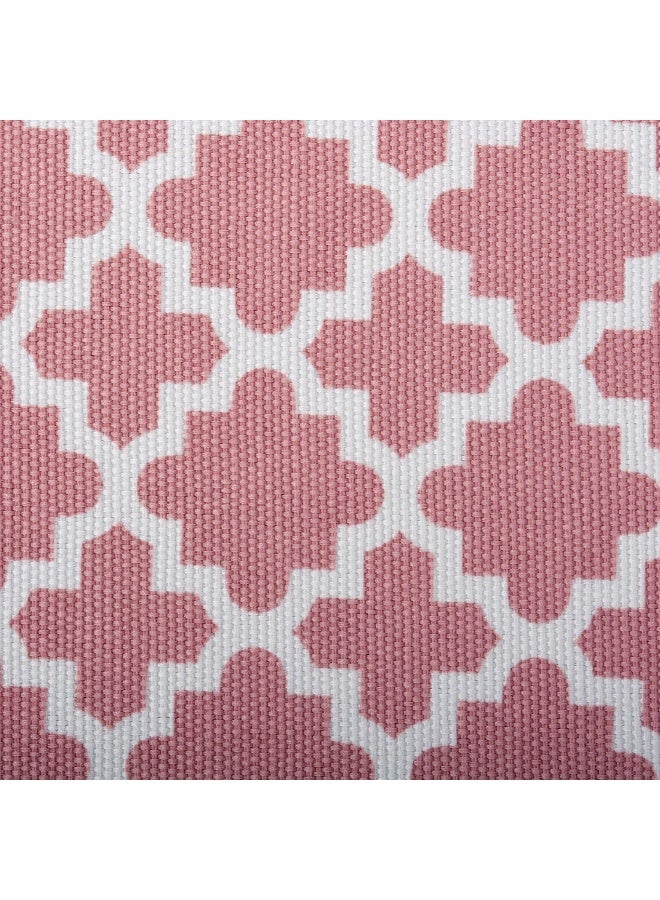 DII Hard Sided Collapsible Fabric Storage Container for Nursery Offices  Home Organization 13x13x13  Lattice Rose - Image 2