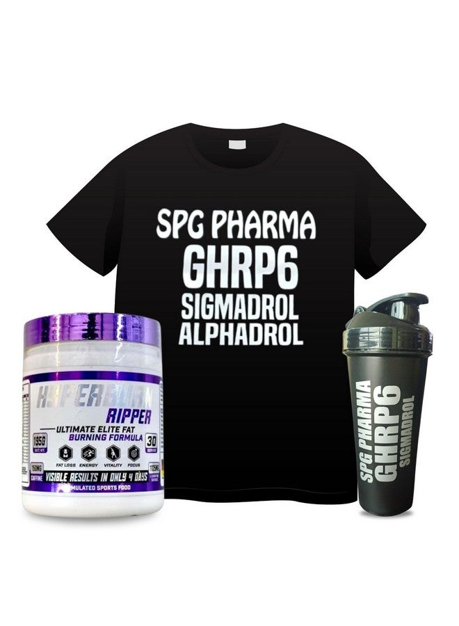 Generic Fat Burning Powder - Ultra Strength Lipolytic Formula for Rapid Fat Loss (192g) + Free Shaker Bottle & T-Shirt for Enhanced Weight Management Support - Image 1