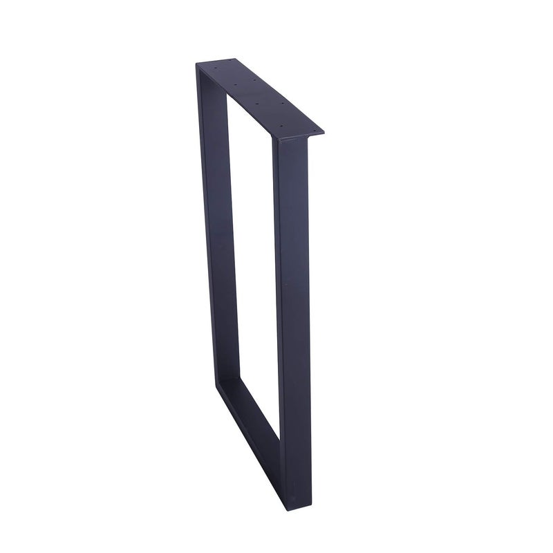 Womio 2Pcs Metal Furniture Legs Rustic Decory Square Tube Table LegsDesk LegsHeavy Duty Dining Table LegsIndustrial ModernBlackH28 x L175 inchs - Image 3