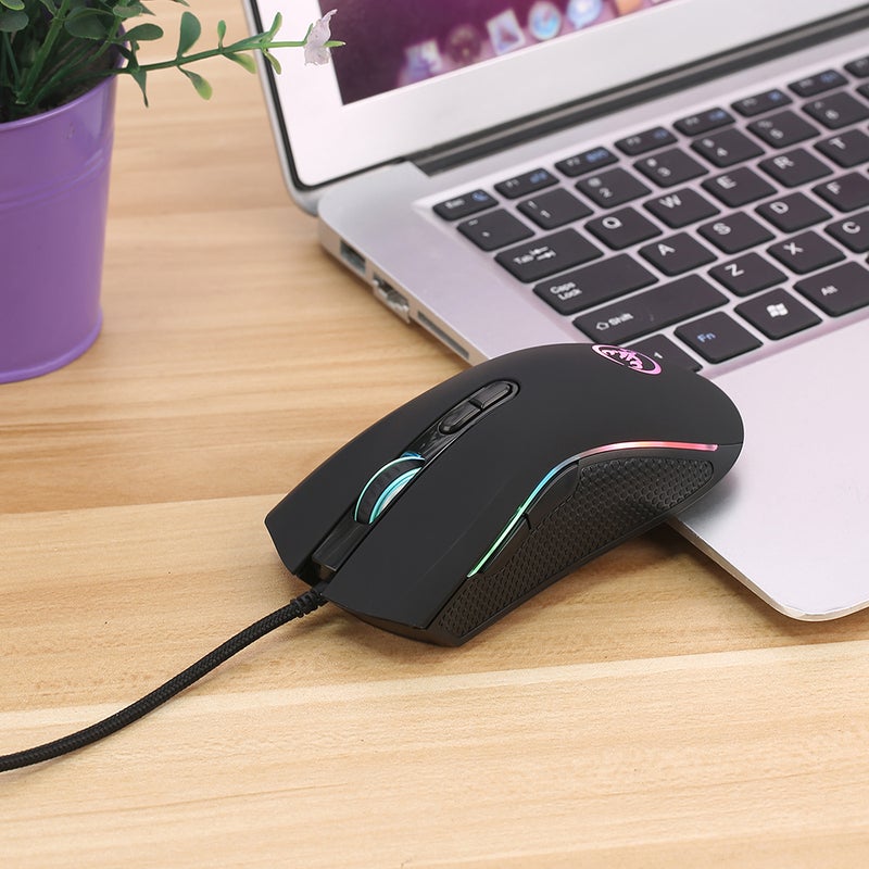 A869 Wired Gaming 3200DPI 7 Buttons 7 Color LED Optical Computer Player Mice Gaming for Pro Gamer - Image 5