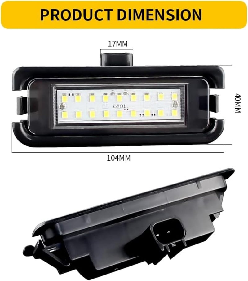 Vuzmode LED License Plate Light for Ford Mustang - Image 3