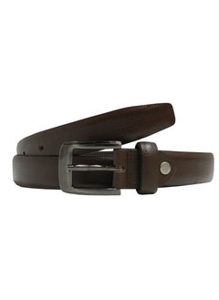 LAVERI LEATHER GENUINE LEATHER 25 MM UNISEX  FORMAL  BELT  IN BROWN  - Image 1