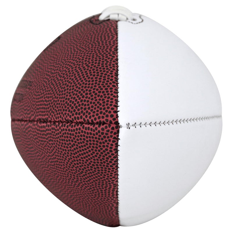 Baden Mini 8.5-Inch Size Autograph Football with 2 Brown and 2 White Panels - Image 2