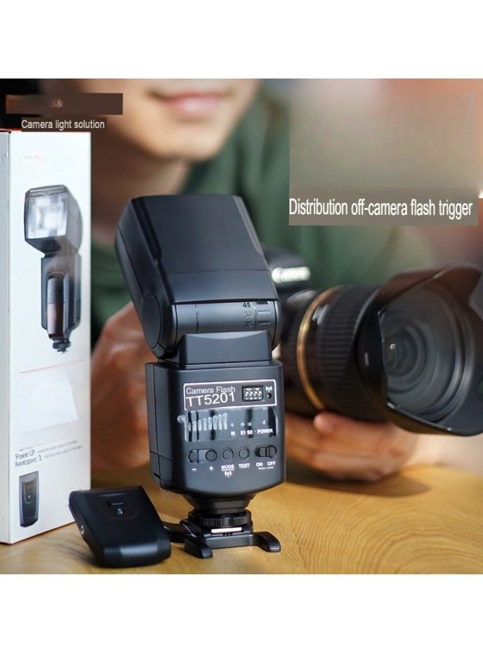 Godox TT520II Photography Light, Wireless Transmission Portable Fill Light, Lightweight Durable Strobe Light With Control Panel, Studio Light With LCD Display, (TT520II Standard With Batteries Plus Soft Light Box) - Image 2