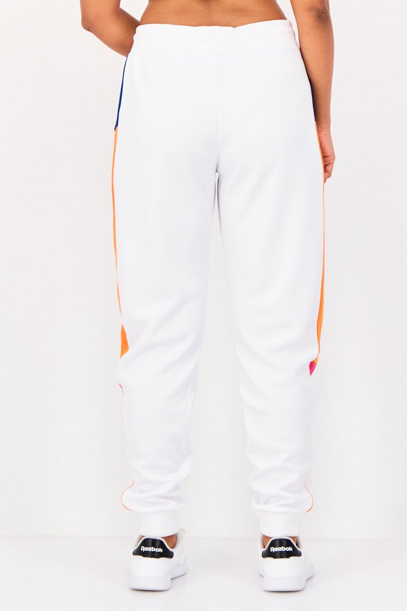 Ellesse Women Sportswear Fit Drawstring Outdoor Sweatpants, White  - Image 3