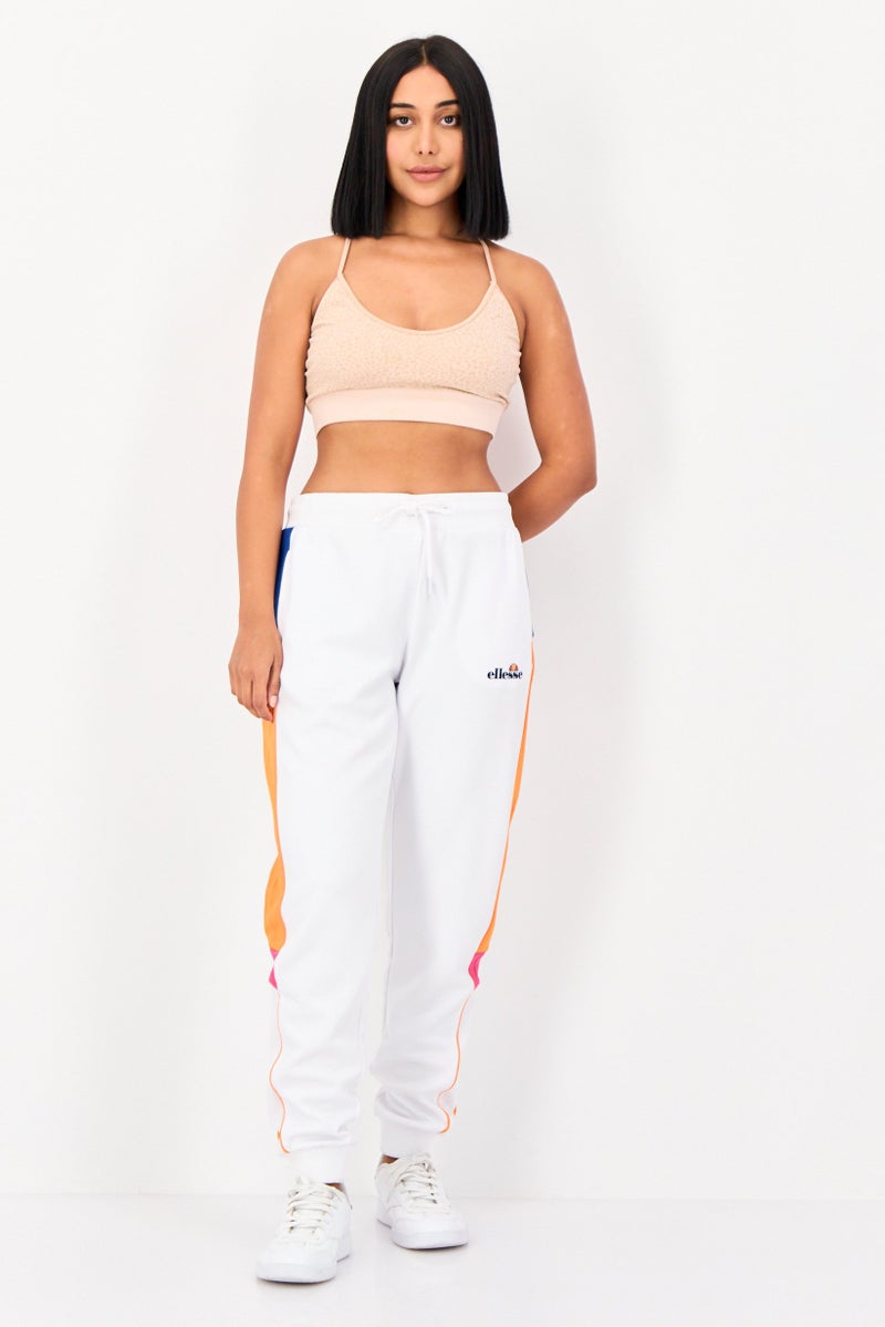 Ellesse Women Sportswear Fit Drawstring Outdoor Sweatpants, White  - Image 4