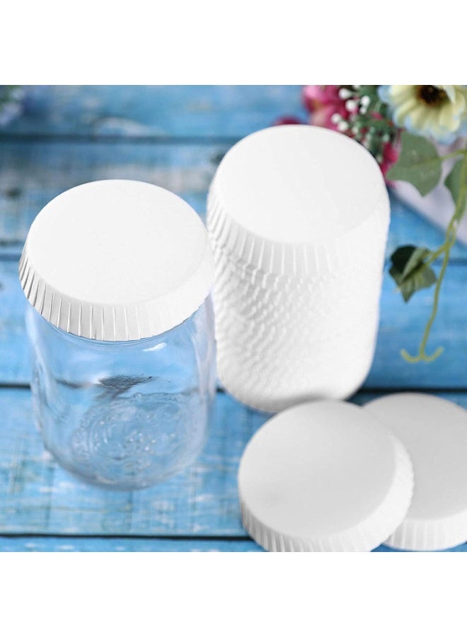 100pcs Disposable Paper Cup Covers, Coffee Tea Cup Covers Recycled Paper Drinking Cup Lids Covers Perfect for Travel Hotel Coffee Bar Parties Wedding Home Kitchen (9 X 9CM) - Image 4