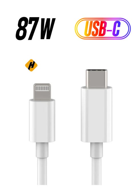 USB C to Lightning Cable 6.6ft [Apple MFi Certified] PD Fast Charging and Hi-speed Syncing Cord Compatible with iPhone X/XS/XR/XS MAX/8/8 Plus, iPad Pro 2017