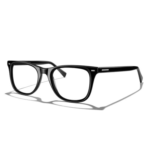 MERRY'S Square Reading Glasses for Men Women Blue Light Blocking Lightweight Full Frame Computer Readers - Image 1