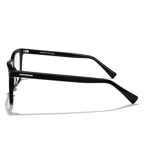 MERRY'S Square Reading Glasses for Men Women Blue Light Blocking Lightweight Full Frame Computer Readers - Image 3