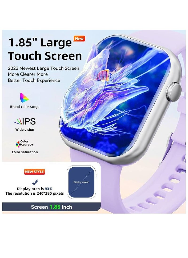 Roxxon - Smart Watch For Women Bluetooth Call Full Touch Screen Smartwatch Fitness Watch With Heart Rate Sleep Monitor Sports Modes Activity Tracker For Android iOS - Image 1