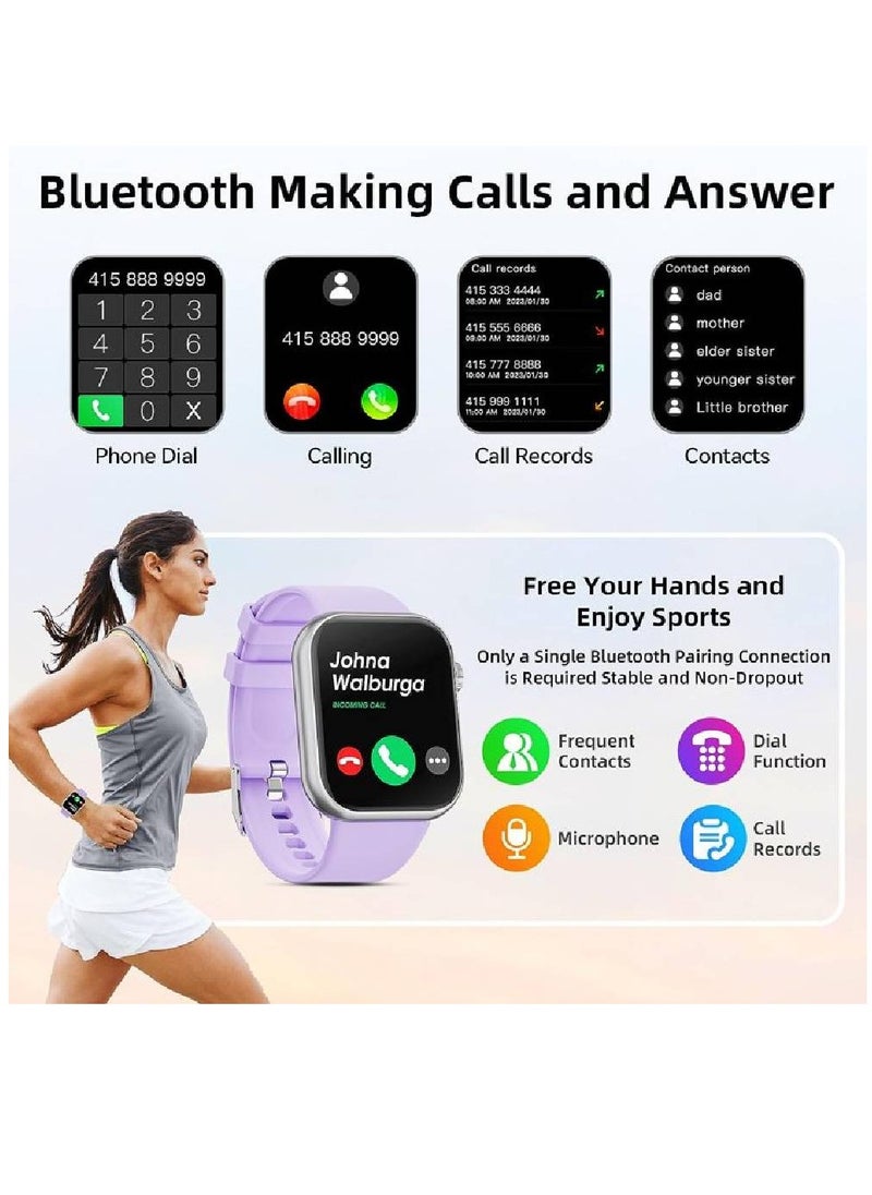 Roxxon - Smart Watch For Women Bluetooth Call Full Touch Screen Smartwatch Fitness Watch With Heart Rate Sleep Monitor Sports Modes Activity Tracker For Android iOS - Image 1